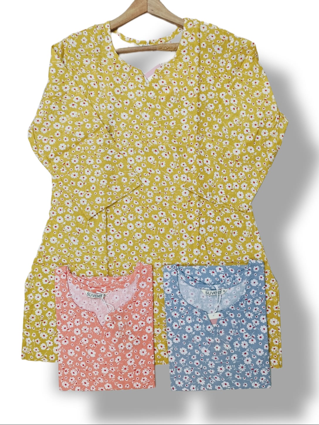 PRINTED COTTON SHORT KURTI